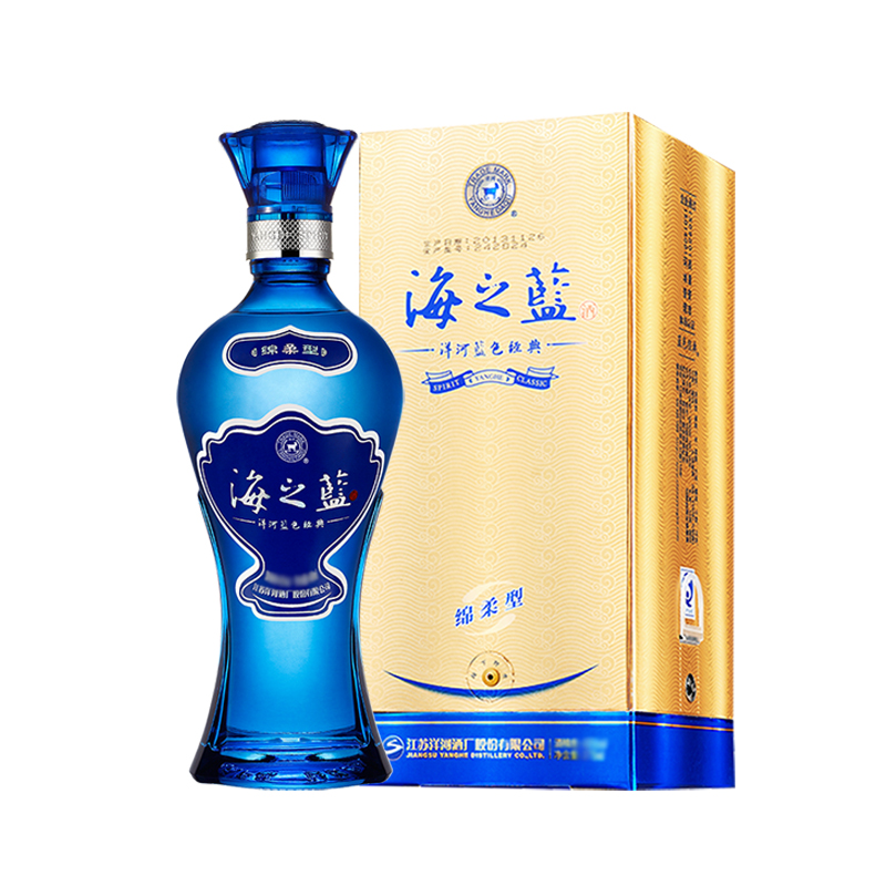 洋河(yanghe)海之蓝42度480ml 蓝色经典 洋河官方旗舰店 浓香型白酒
