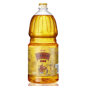金龙鱼外婆乡小榨菜籽油1.8L非转 食用油炒菜烹饪煎炸家庭装桶装