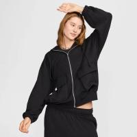 Nike耐克女款运动外套大码休闲拉链连帽设计透气舒适轻盈