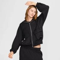 Nike耐克女款运动外套大码休闲拉链连帽设计透气舒适轻盈