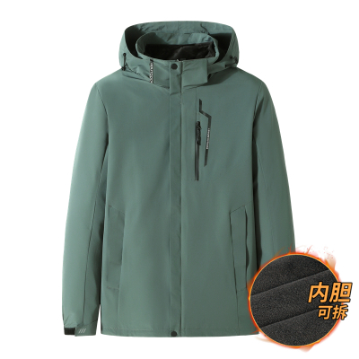 NEWLAKE加绒加厚两件套男装加肥加大码肥佬棉衣外套胖子宽松棉服潮棉衣