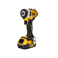 得伟 20V锂电无刷1/2紧凑型冲击扳手一电一充5.0Ah电池(DCF911-5X1)套