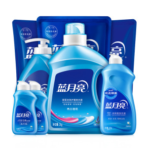 蓝月亮10.32斤洗衣液套装:薰亮白(2kg+袋装500g×2)+手洗(1kg+500g+500g袋装+80g*2)