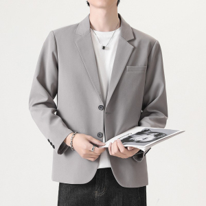啄木鸟轻熟风西装外套男士商务休闲西服2025新款秋冬季正装礼服K