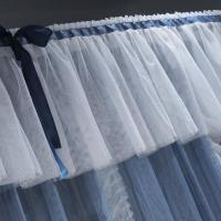 家柏饰(CORATED)u型轨道导轨蚊帐1.5/1.8m床家用公主风加密加厚纹账2米落地支架