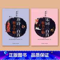 唐诗+宋词三百首 [正版]楷书唐诗三百首宋词三百首字帖练字贴练字册成年人练字贴古诗词高中生初中生小学生正楷体钢笔字帖每日
