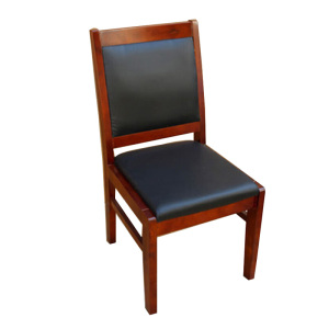 阿拉贡简约现代椅子办公椅会议椅实木平头椅