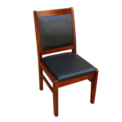 阿拉贡简约现代椅子办公椅会议椅实木平头椅