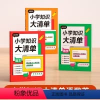 [语数英]小学知识清单 全3册 [正版]小学知识大清单语文数学英语基础知识梳理大全一二三四五六年级考点大集锦人教版小学生