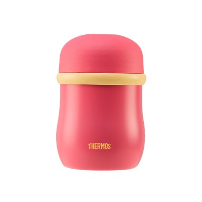 直营-儿童保温食物罐真空不锈钢焖烧杯辅食罐TCLC-420F三维工匠薄荷绿保温壶