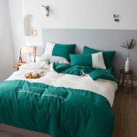 美帮汇四件套全棉全棉床品套件宿舍被套三件套款床单被罩床上用品