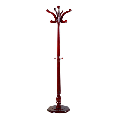 臻远ZY-YD-545衣帽架1780*450酒红色瓦楞纸包装