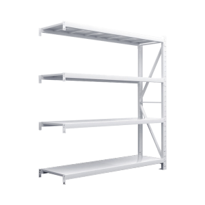 帅畅仓库仓储货架四层金属五金货架家用中型重型置物架展示架子承重200kg