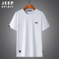 JEEP SPIRIT吉普夏季男士短袖T恤纯棉运动休闲上装衣服