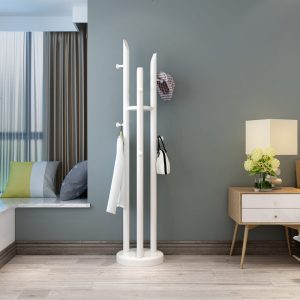 创意全实木多功能衣架落地卧室衣帽架衣服架子落地挂衣架家用客厅