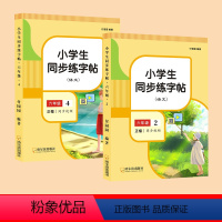 六年级上册+下册 [正版]五六年级字帖人教版上下册同步语文描红小学生四年级生字儿童456年级下学期硬笔正楷钢笔练字帖神器