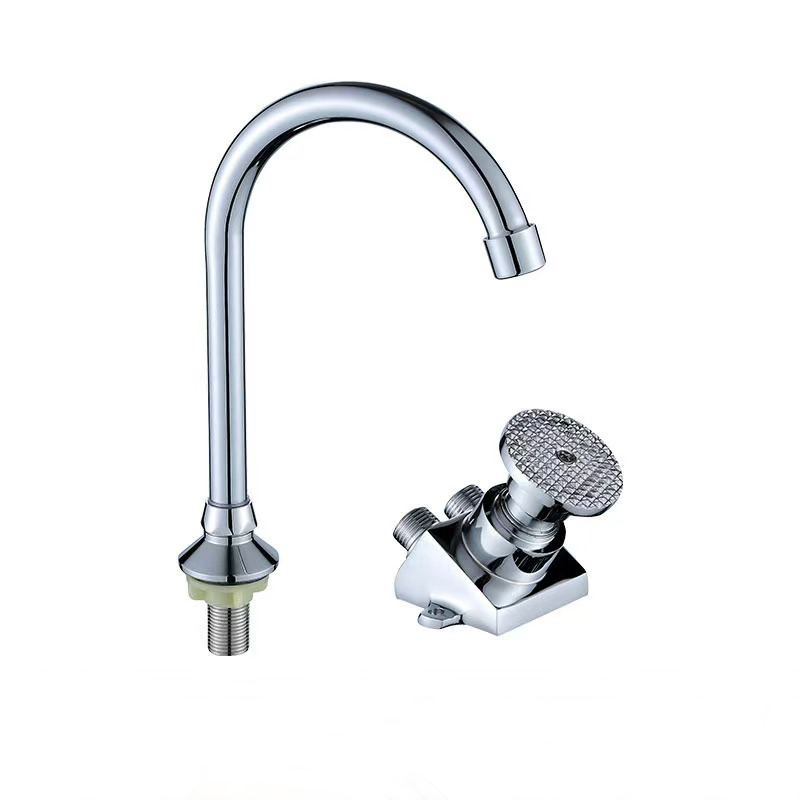 熙颖妮 黄铜脚踏菜盆龙头 JT-3 个