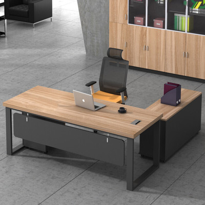 域赢老板桌办公桌现代简约主管桌板式时尚大班台经理桌1800*800*750