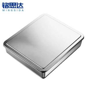 铭思达 不锈钢托盘 33*28.5*6cm带盖 套