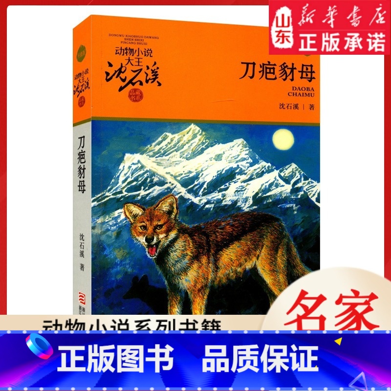 刀疤豺母 [正版]书店 刀疤豺母 升级版动物小说大王沈石溪·品藏书系 中/小学生阅读少儿读物 儿童文学