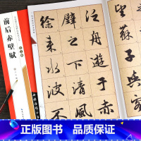 [正版]赵孟頫前后赤壁赋书籍名家墨宝选粹临帖放大本赵体赵孟俯行书毛笔字帖书法入门教程临摹成人学生软笔习字帖米字格古帖崇