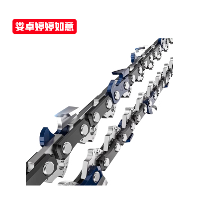 娄卓婷婷如意 链条锯汽油锯链条油锯链条电锯伐木通用电链锯链子 小3/8型12寸22刀45节 条