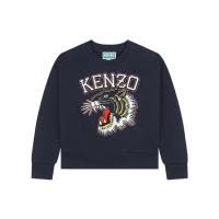 高田贤三(Kenzo)男童长袖棉质圆领卫衣舒适百搭休闲运动套头衫