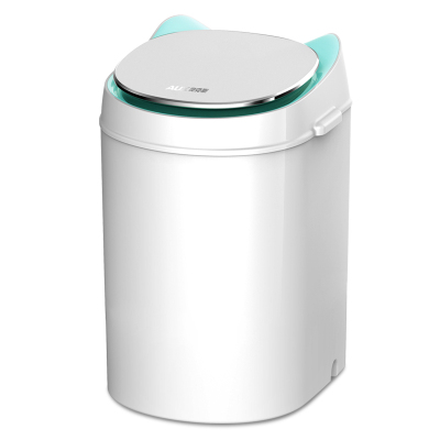 奥克斯洗衣机小型迷你婴儿童内衣裤单筒桶家用半全自动洗脱一体蒂芙尼蓝