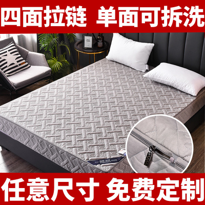 北叙家纺六面全包床笠床笠夹棉加厚纯棉床垫罩防滑固定席梦思保护套婴童儿定制