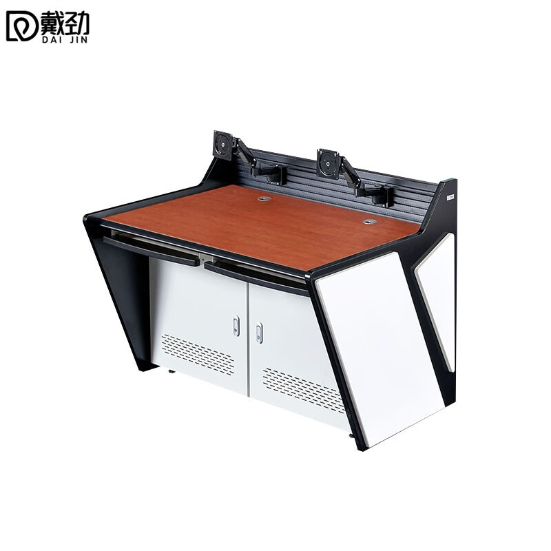 戴劲调度台办公桌指挥中心操作台监控室工作台控制桌 M型双联