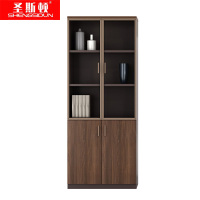 圣斯顿AF-08161板式两门文件柜简约储物柜800*400*2000mm红橡木色