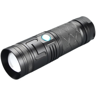 小钢炮T40强光 手电筒充电户外超亮远射变焦大功率白激 [白激光小钢炮]变焦单电