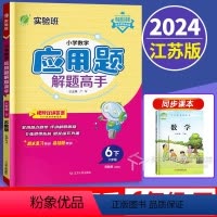 数学 六年级下 [正版]2024六年级数学应用题强化训练 春雨教育小学数学应用题解题高手六年级下册苏教版6下专项训练解决