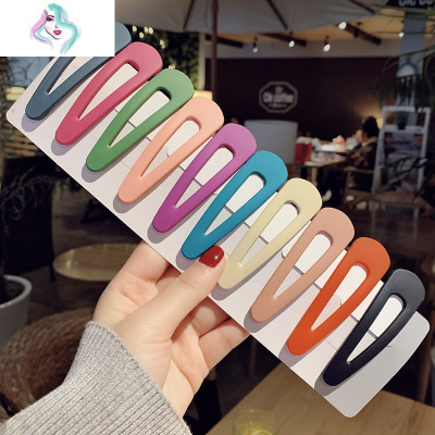 网红简约ins发夹刘海夹一字夹头饰日系可爱复古侧边横夹发卡少女你那么美9#豹纹3支装-