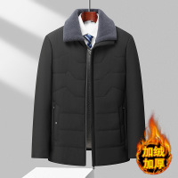 棉服男款冬季新款加绒加厚防寒中老年棉袄男棉衣外套男