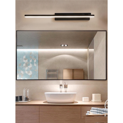  镜前灯卫生间现代简约浴室古达镜柜专用免打孔化妆镜子灯北欧灯具