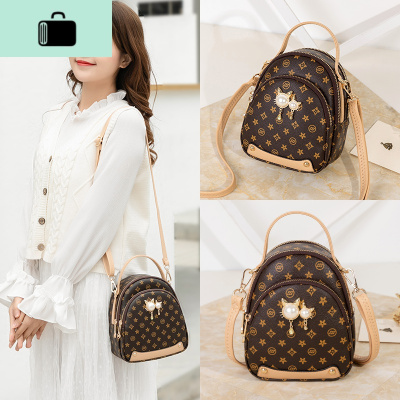 小包包2020新款时尚手提单肩斜挎包女士百搭网红迷你珍珠包链条潮NEW LAKE女斜挎包