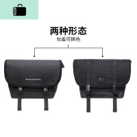 潮牌斜挎包男士包包户外休闲小挎包街头潮流单肩包斜背包男邮差包NEW LAKE 黑色