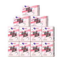 洁婷卫生巾 1013卫生巾日夜用学生超薄棉柔百褶巾姨妈巾85片(日64片360夜21片)