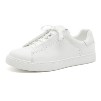 百搭小白鞋真皮男士休闲板鞋一脚蹬套穿摔纹超软时尚男士运动皮鞋