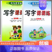 五年级上下册语文 [正版]人教版 司马彦练字帖一年级写字课课练二年级三四五年级上册下册语文英语六年级同步钢笔楷书小学生描
