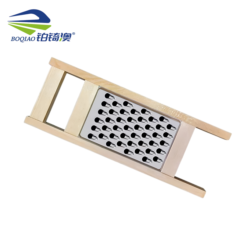 铂锜澳不锈钢实木擦丝器 /粗圆孔/ 个