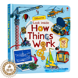 [醉染正版]看里面系列 事物运转的秘密 英文原版 Look Inside How Things Work 儿童英语早教纸