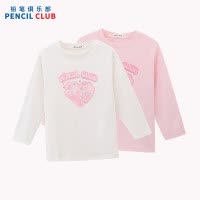 [新品5折价:55元]铅笔俱乐部童装2025年秋装新款女童T恤中大童印花上衣儿童百搭长袖衫
