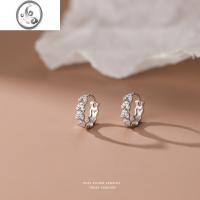 JiMis925银银耳环女小众设计高级感轻奢气质耳圈2023年新款潮耳饰耳扣