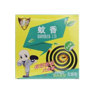 健字大盘儿童无烟蚊香 5片 盒