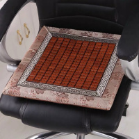 夏季办公椅防滑降暑记忆棉麻将坐垫50*50cm