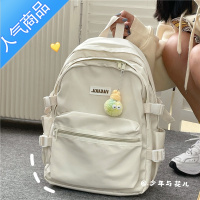 封后书包女高中学生2022新款韩国少女心学院风百搭大容量大学生双肩包学生书包