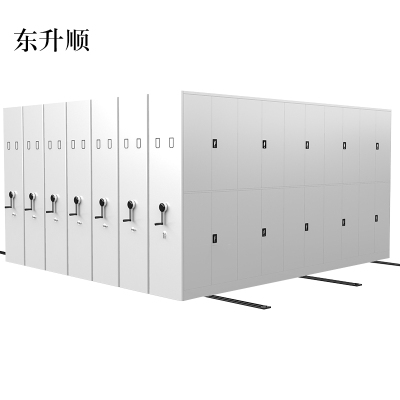 东升顺密集架档案室密集柜移动手摇式电动智能钢制档案架财务凭证文件柜每立方