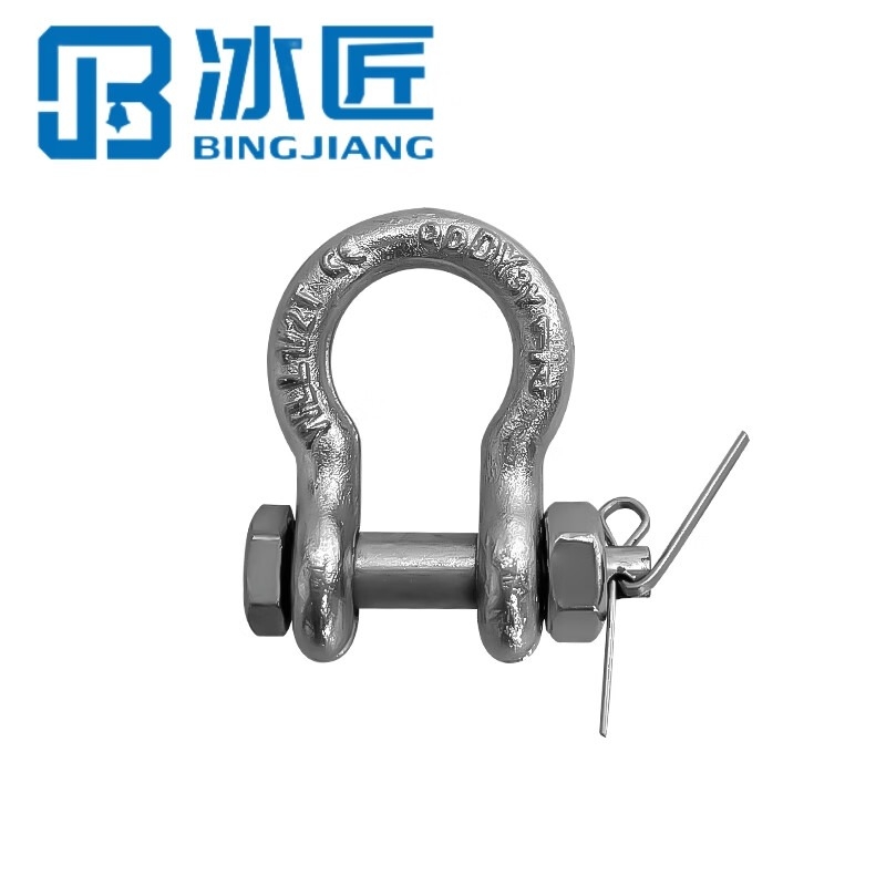 冰匠 弓形螺母款镀锌卸扣 个